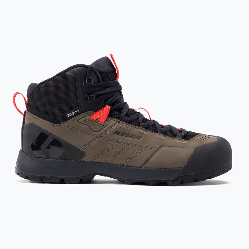 Buty podejściowe męskie Black Diamond Mission LT Mid WP Approach walnuts/octane 2