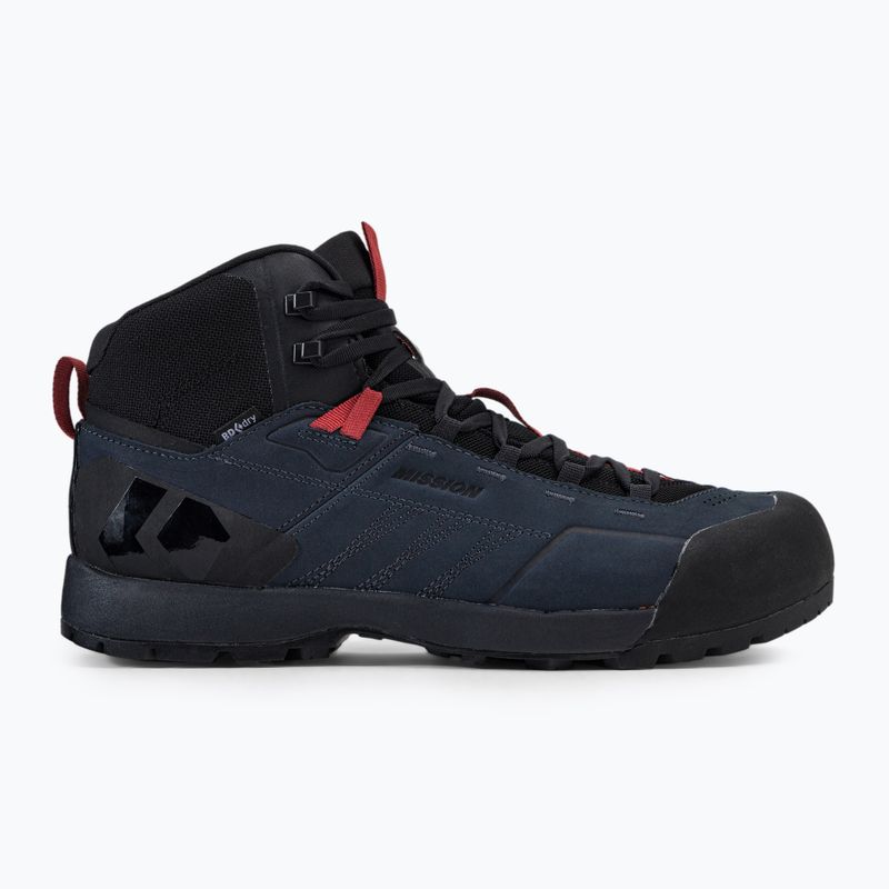 Buty podejściowe męskie Black Diamond Mission LT Mid WP Approach 2022 eclipse/red rock 2