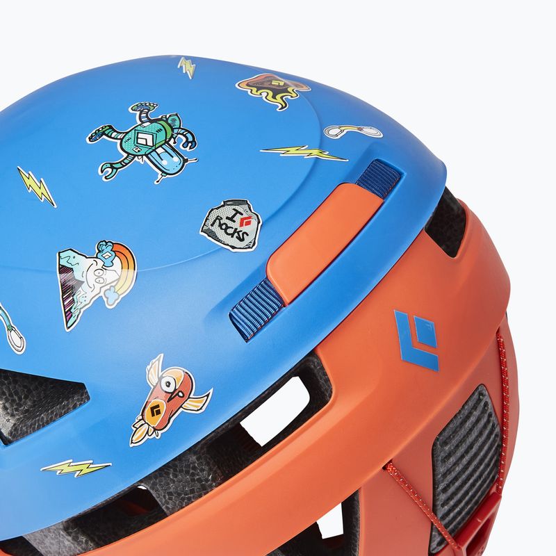 Kask wspinaczkowy dziecięcy Black Diamond Capitan ultra blue/persimmon 9