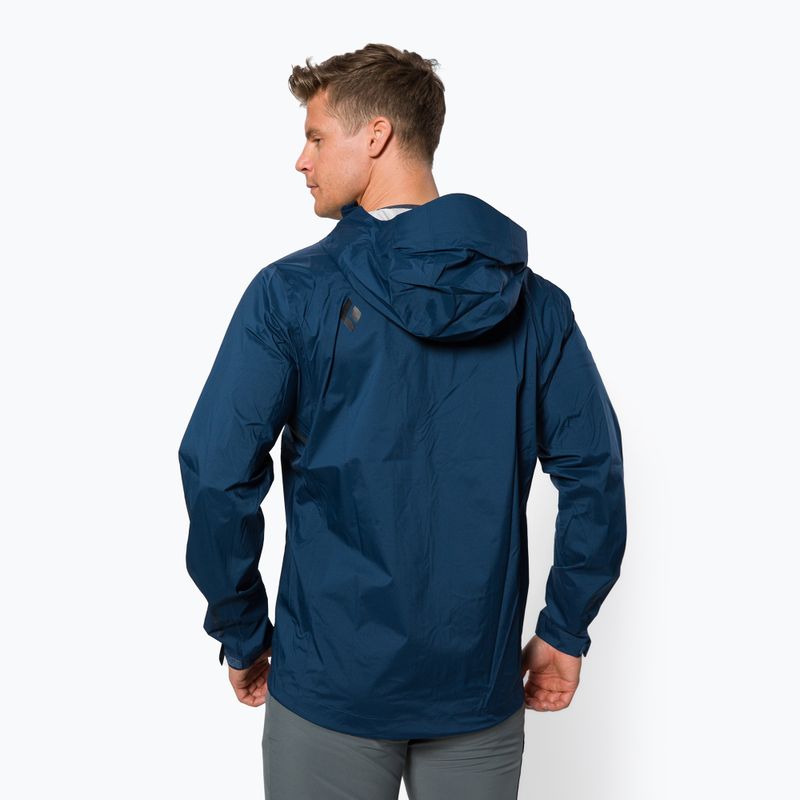 Kurtka przeciwdeszczowa męska Black Diamond Stormline Stretch indigo 3