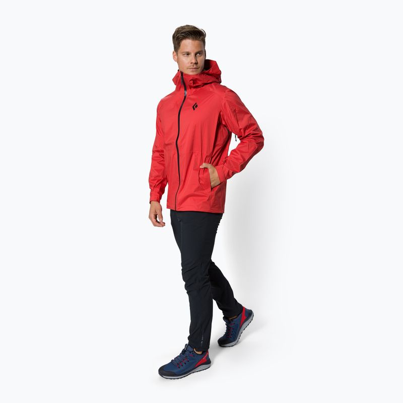 Kurtka przeciwdeszczowa męska Black Diamond Stormline Stretch carmine 2
