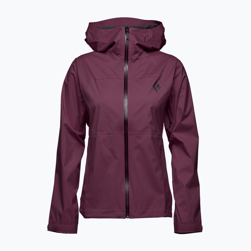 Kurtka przeciwdeszczowa damska Black Diamond Stormline Stretch blackberry