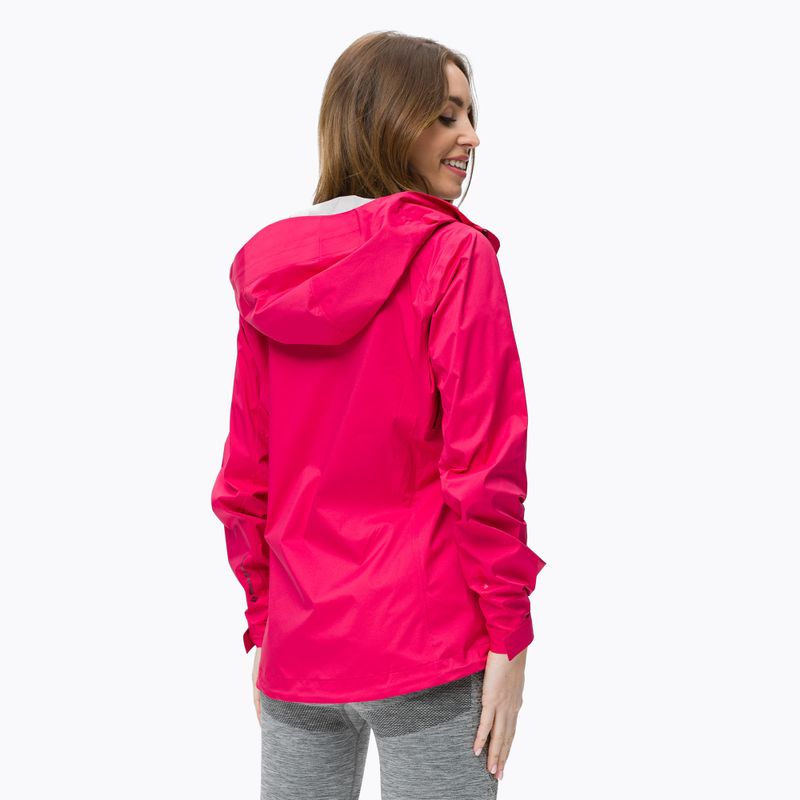 Kurtka przeciwdeszczowa damska Black Diamond Stormline Stretch pomegranate 3