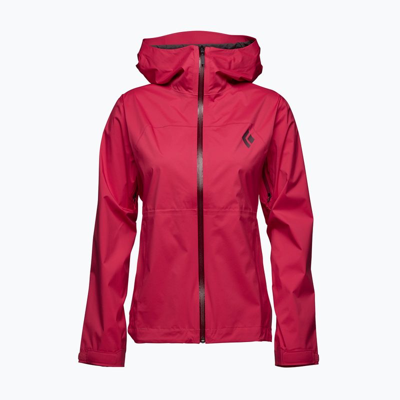 Kurtka przeciwdeszczowa damska Black Diamond Stormline Stretch pomegranate 6