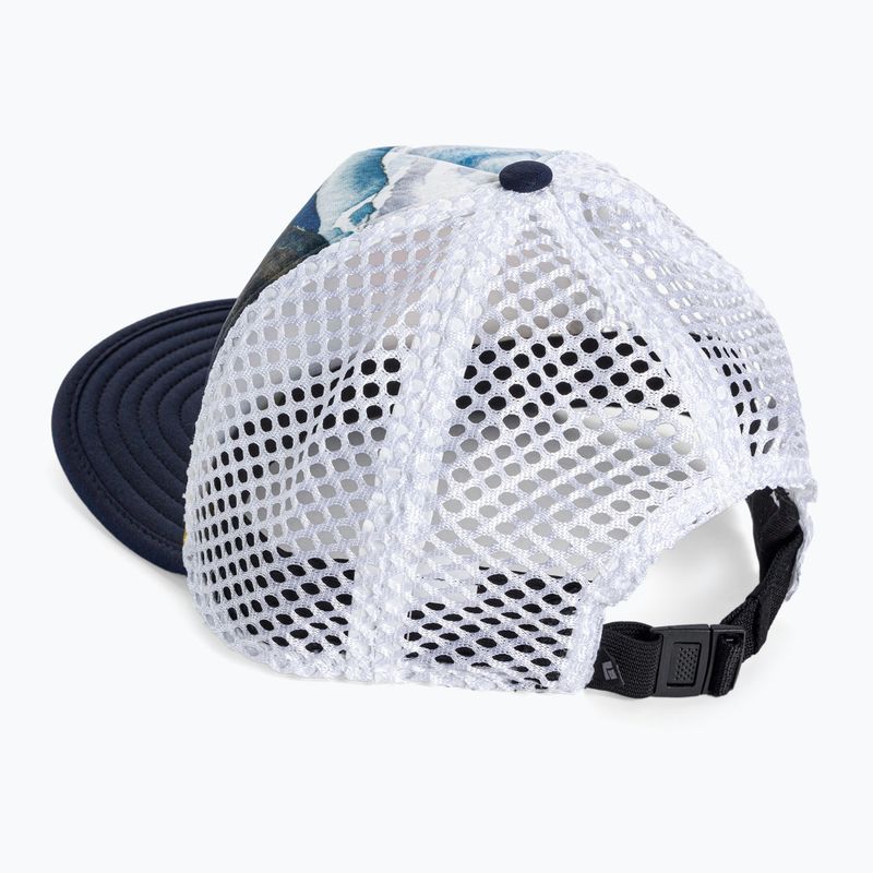 Czapka z daszkiem Black Diamond Hideaway Trucker trail print/steel grey 3
