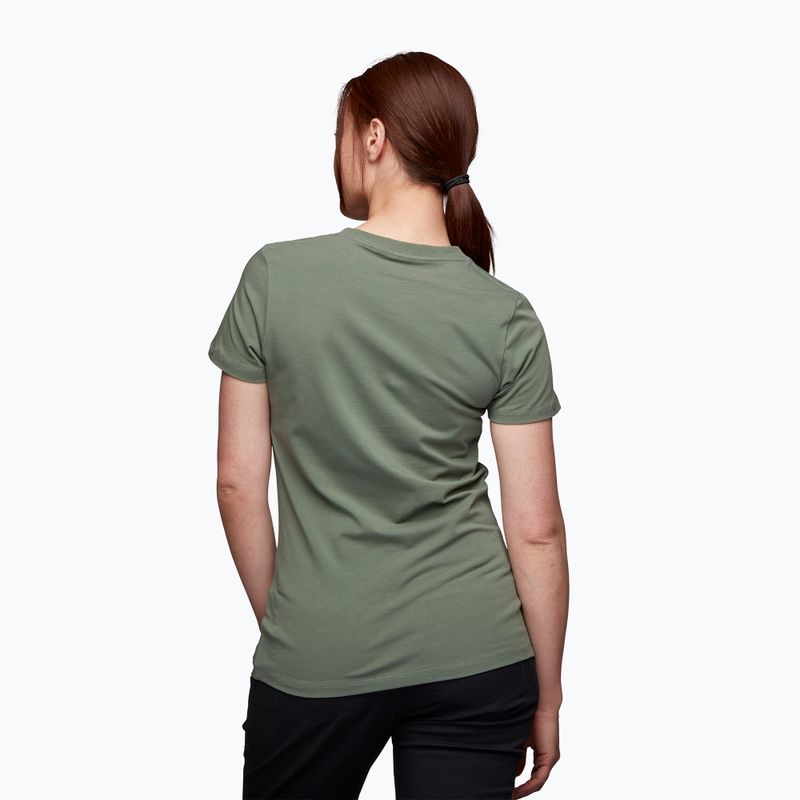 Koszulka wspinaczkowa damska Black Diamond Chalked Up laurel green 2