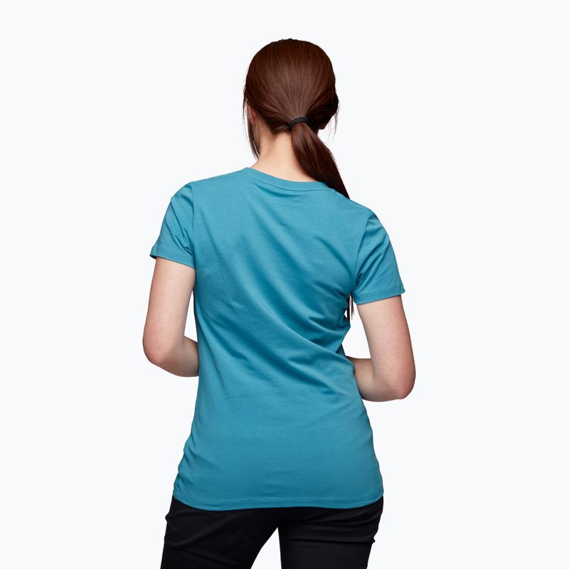 Koszulka wspinaczkowa damska Black Diamond Chalked Up cerulean blue 2