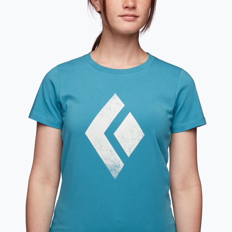 Koszulka wspinaczkowa damska Black Diamond Chalked Up cerulean blue 3