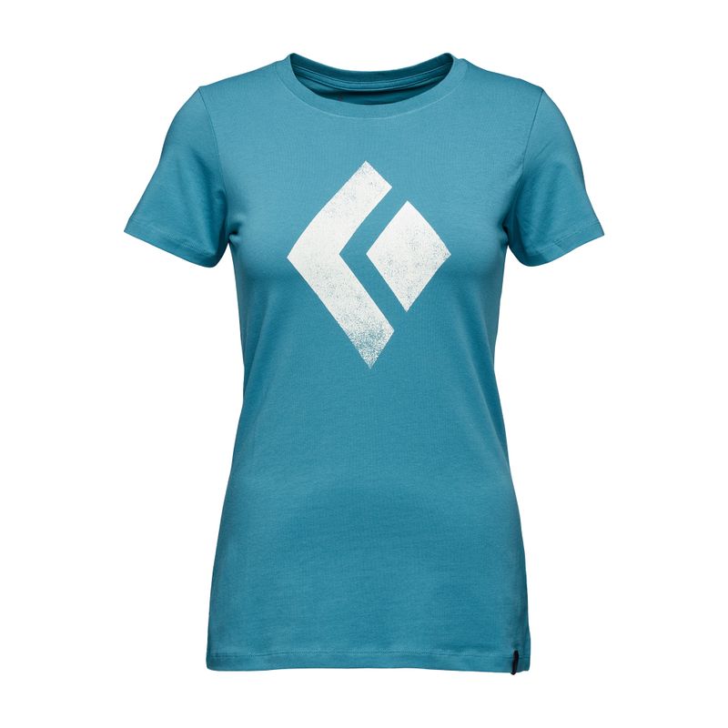 Koszulka wspinaczkowa damska Black Diamond Chalked Up cerulean blue 4