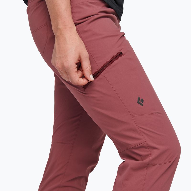 Spodnie wspinaczkowe damskie Black Diamond Technician Jogger cherrywood 4