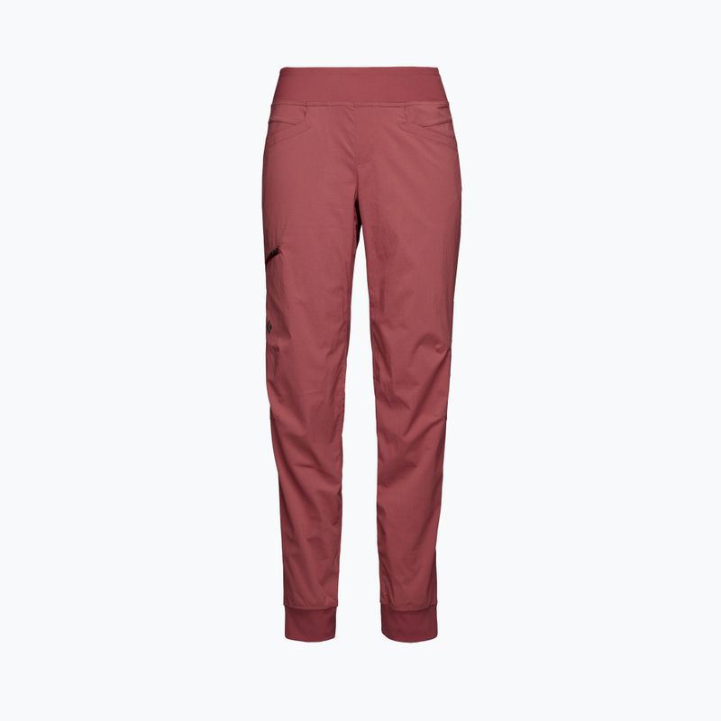 Spodnie wspinaczkowe damskie Black Diamond Technician Jogger cherrywood 7