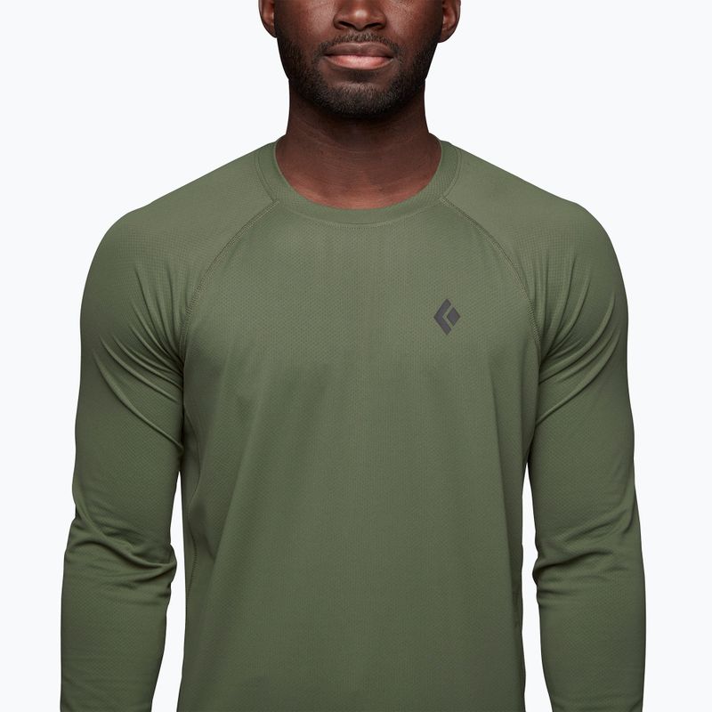Longsleeve trekkingowy męski Black Diamond Alpenglow Crew tundra 3