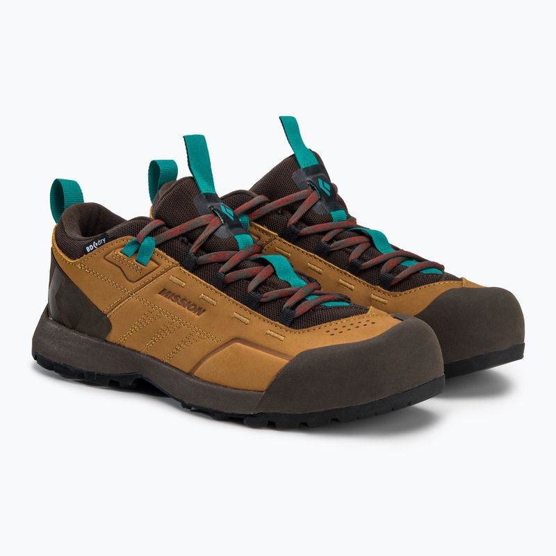 Buty podejściowe męskie Black Diamond Mission LT LW WP Approach amber/cafe brown 5