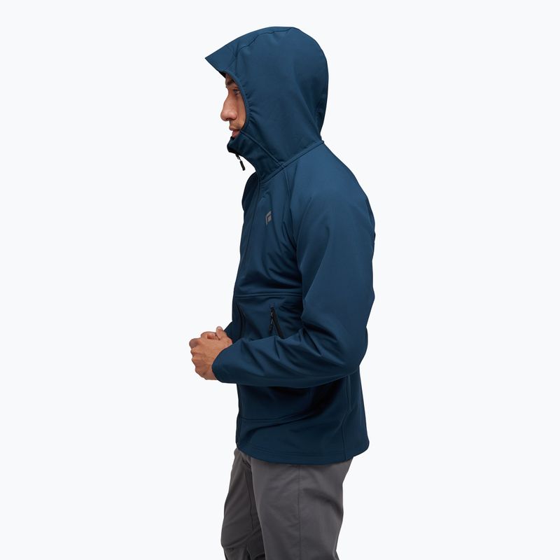 Kurtka softshell męska Black Diamond Element Hoody indigo 3