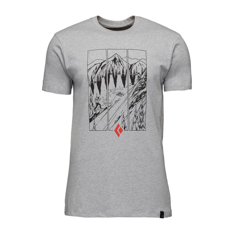 Koszulka trekkingowa męska Black Diamond Multi Sport nickel heather