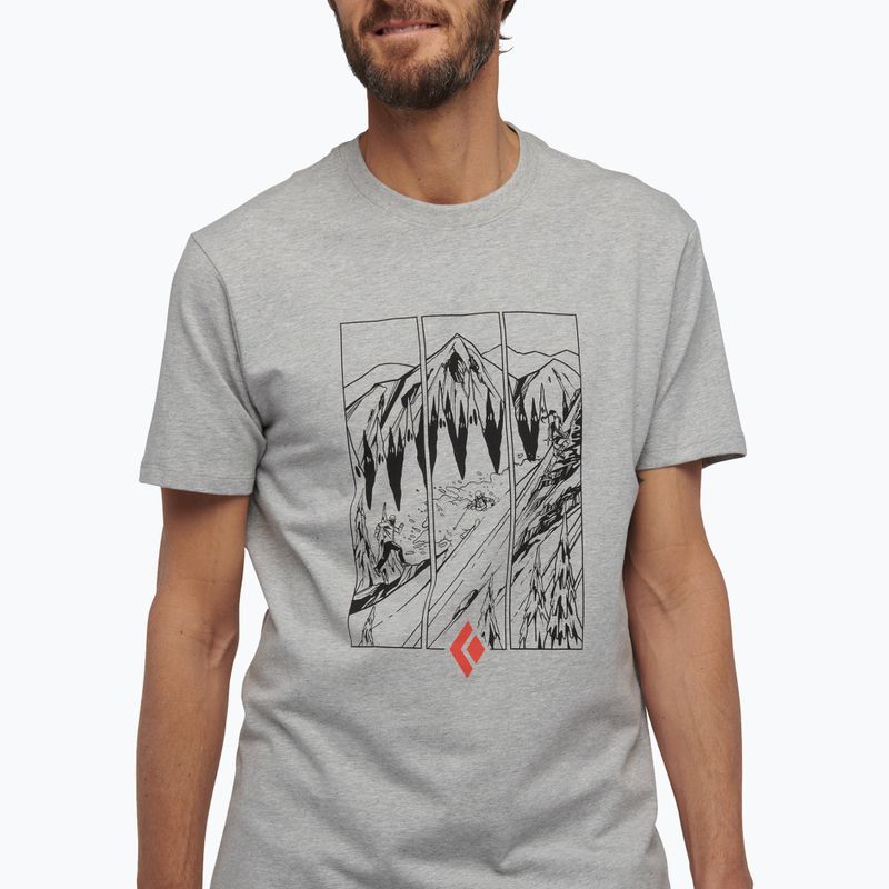 Koszulka trekkingowa męska Black Diamond Multi Sport nickel heather 4