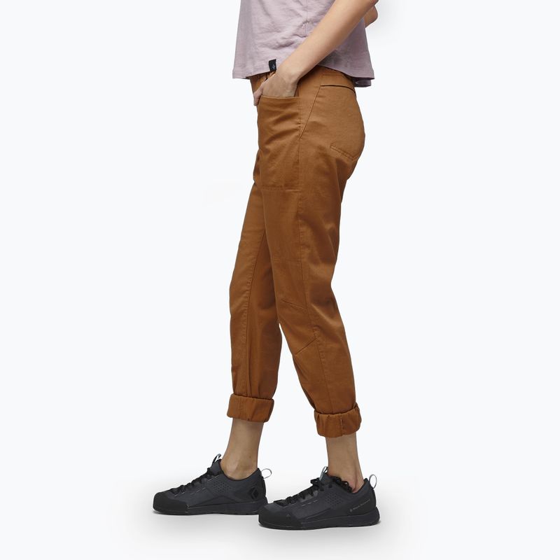 Spodnie wspinaczkowe damskie Black Diamond Notion SP moab brown 4
