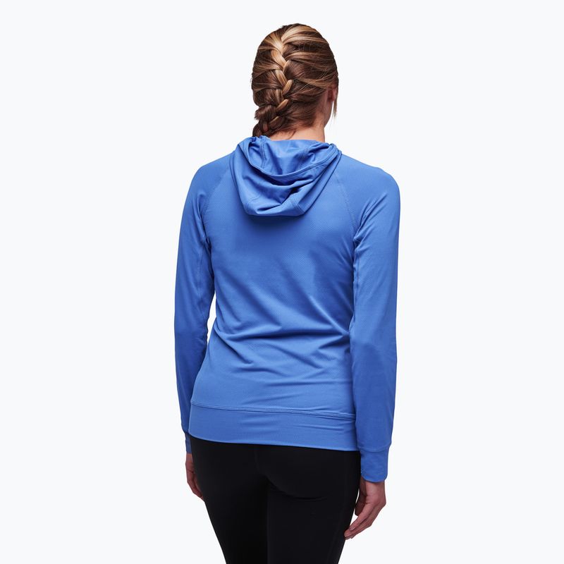Bluza trekkingowa damska Black Diamond Alpenglow Hoody clean blue 2