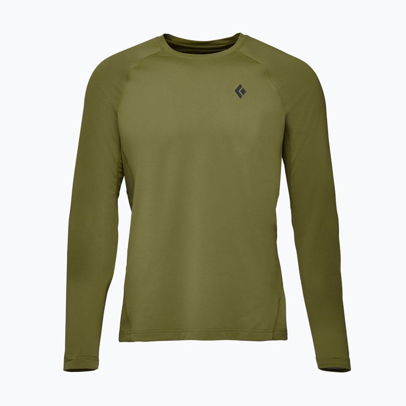 Longsleeve trekkingowy męski Black Diamond Alpenglow Crew camp green 5