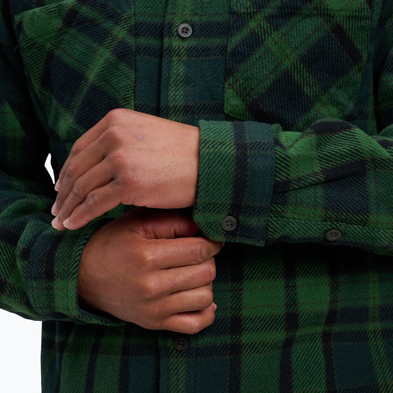 Koszula męska Black Diamond Project Heavy Flannel palm green/anthracite plaid 5