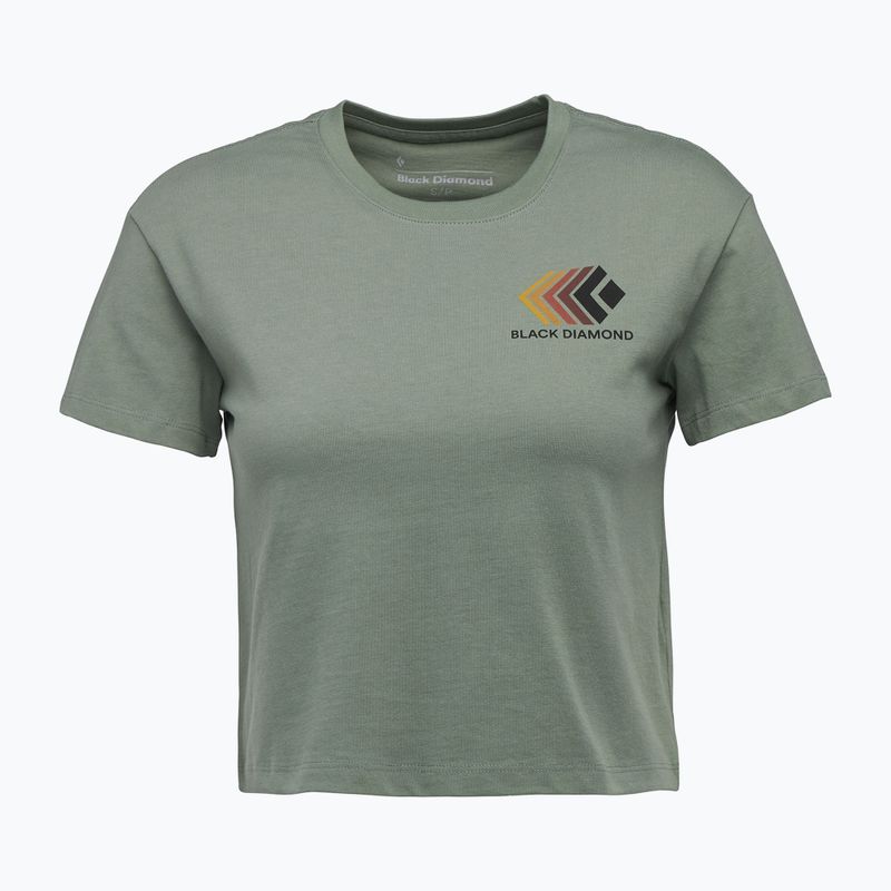 Koszulka damska Black Diamond Faded Crop laurel green 4