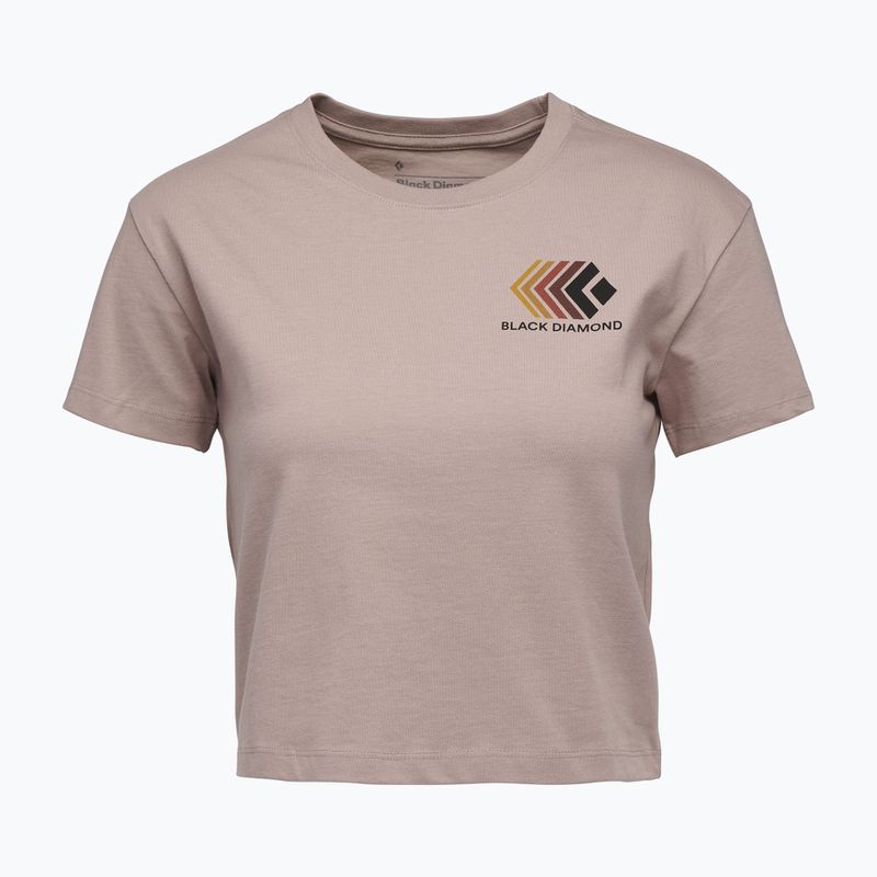 Koszulka damska Black Diamond Faded Crop pale mauve 4