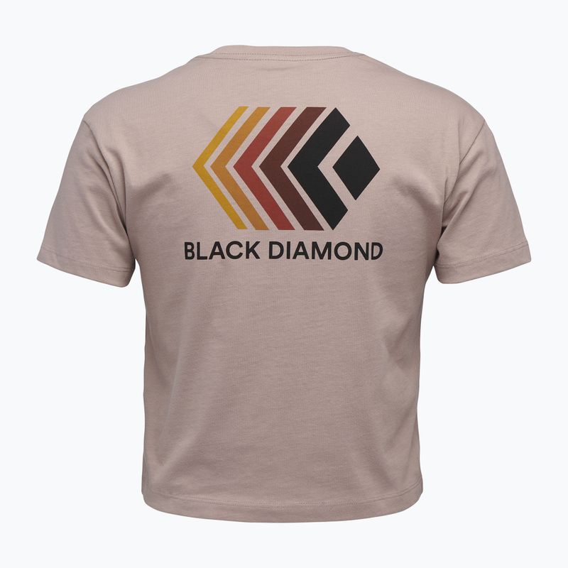 Koszulka damska Black Diamond Faded Crop pale mauve 5