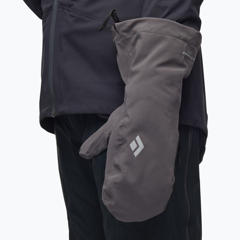 Rękawiczki trekkingowe Black Diamond Waterproof Overmitts smoke 3