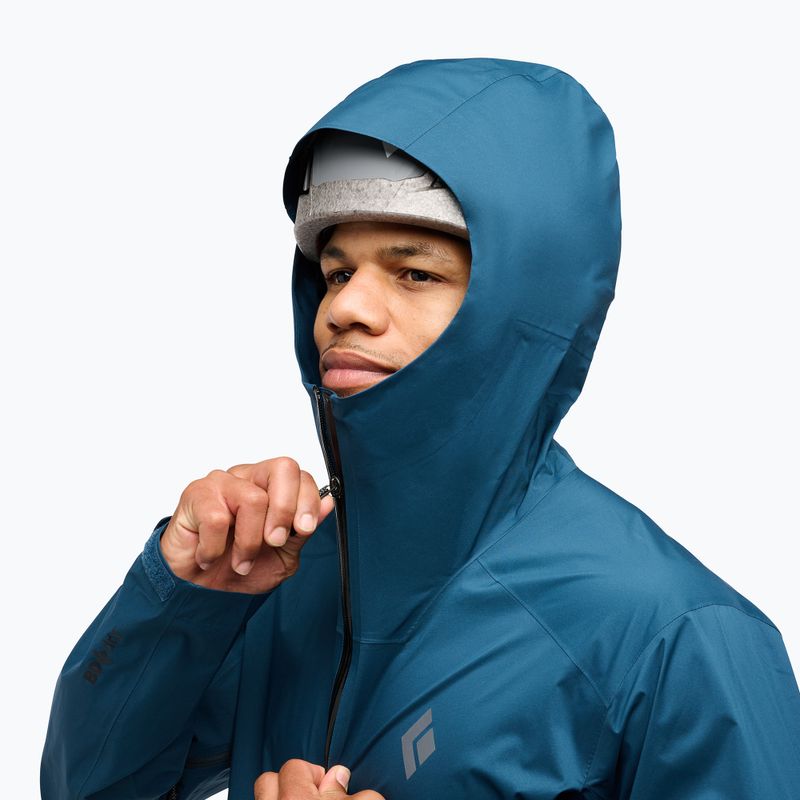 Kurtka przeciwdeszczowa męska Black Diamond Fineline Stretch indigo 4