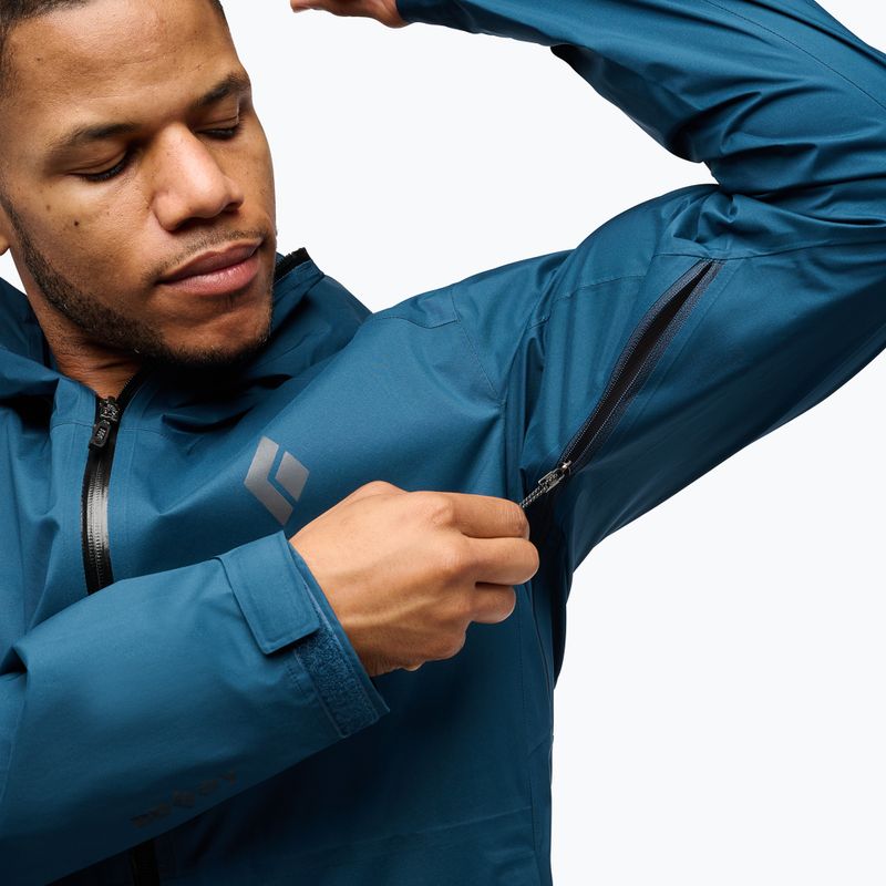 Kurtka przeciwdeszczowa męska Black Diamond Fineline Stretch indigo 6
