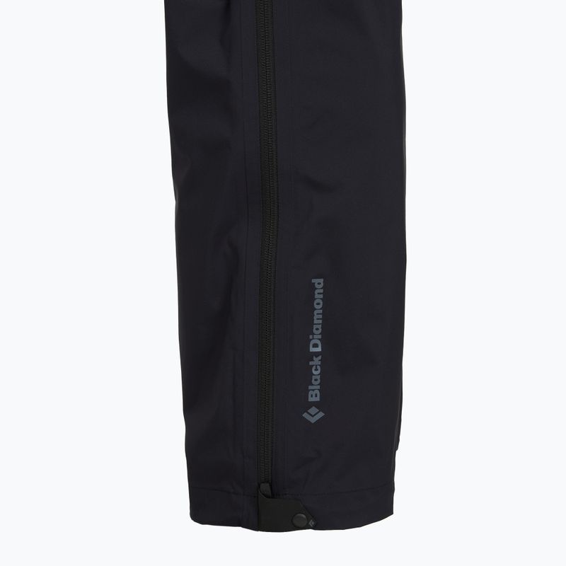 Spodnie przeciwdeszczowe damskie Black Diamond Fineline Stretch FZ black 5