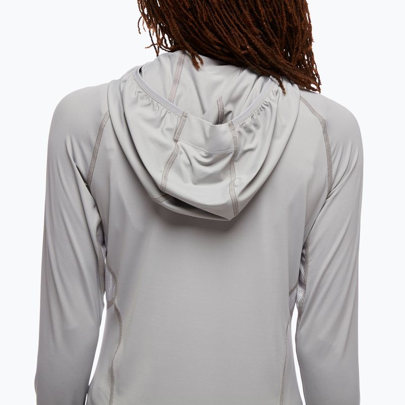 Bluza trekkingowa damska Black Diamond Alpenglow Pro Hoody pewter 2