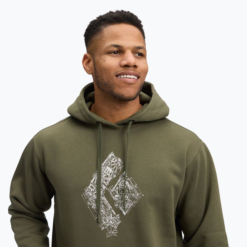 Bluza męska Black Diamond Engineered Diamond Po Hoody tundra 4
