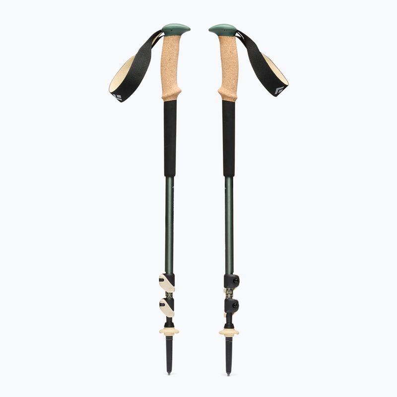 Kije trekkingowe Black Diamond Trail Cork Trekking laurel green 2