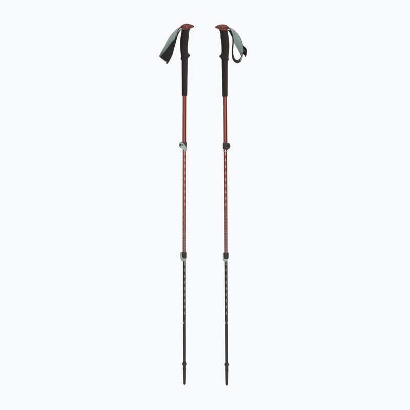 Kije trekkingowe Black Diamond Trail Trekking iron red