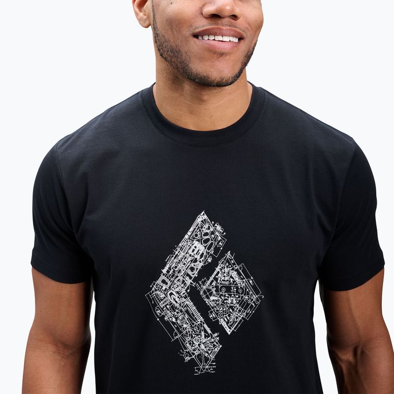 Koszulka męska Black Diamond Engineered Diamond SS Tee black 4