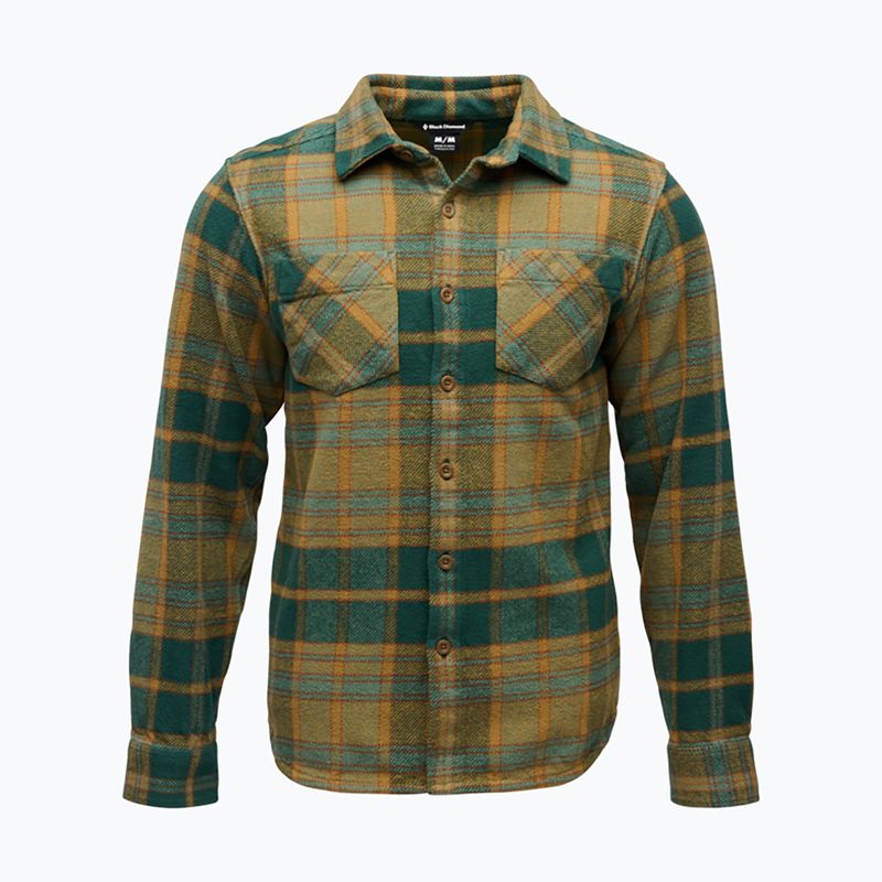 Koszula męska Black Diamond Project Heavy Flannel deep woods/laurel green plaid 3