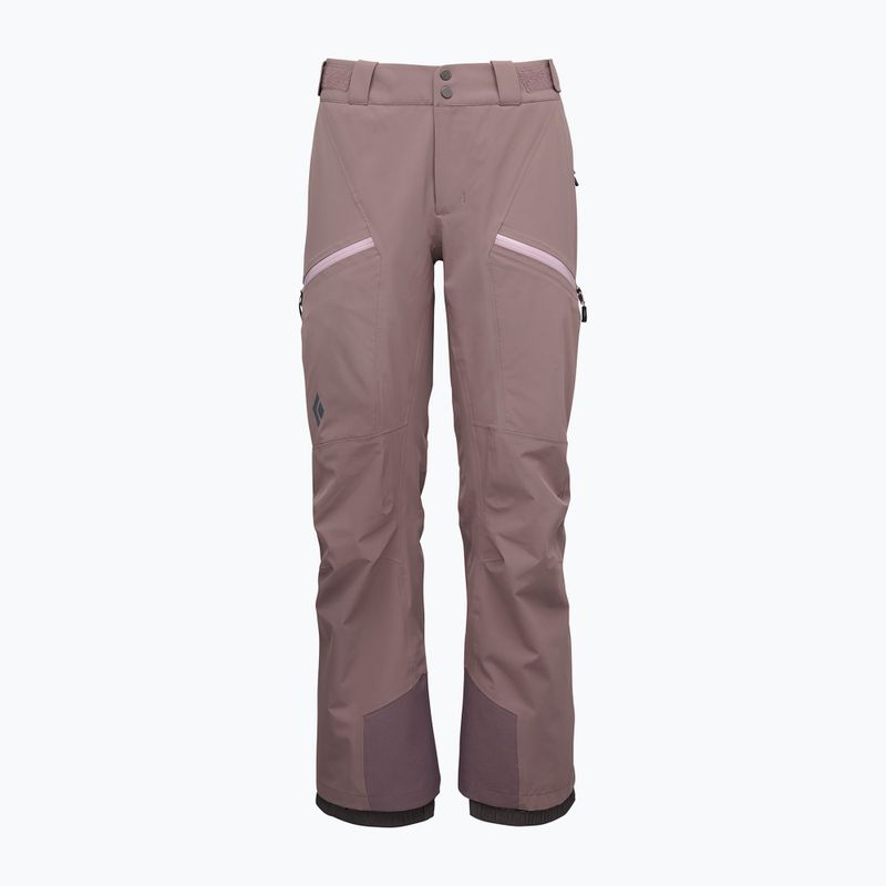 Spodnie narciarskie damskie Black Diamond Recon Insulated dark mauve 3