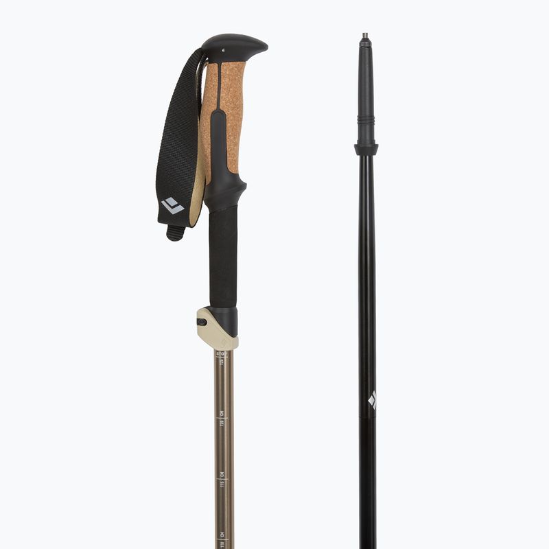 Kije trekkingowe Black Diamond Trail Vista FLZ Trekking white oak 3
