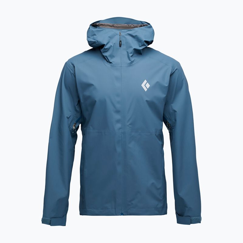 Kurtka przeciwdeszczowa męska Black Diamond Strataline Stretch Shell midnight blue 3