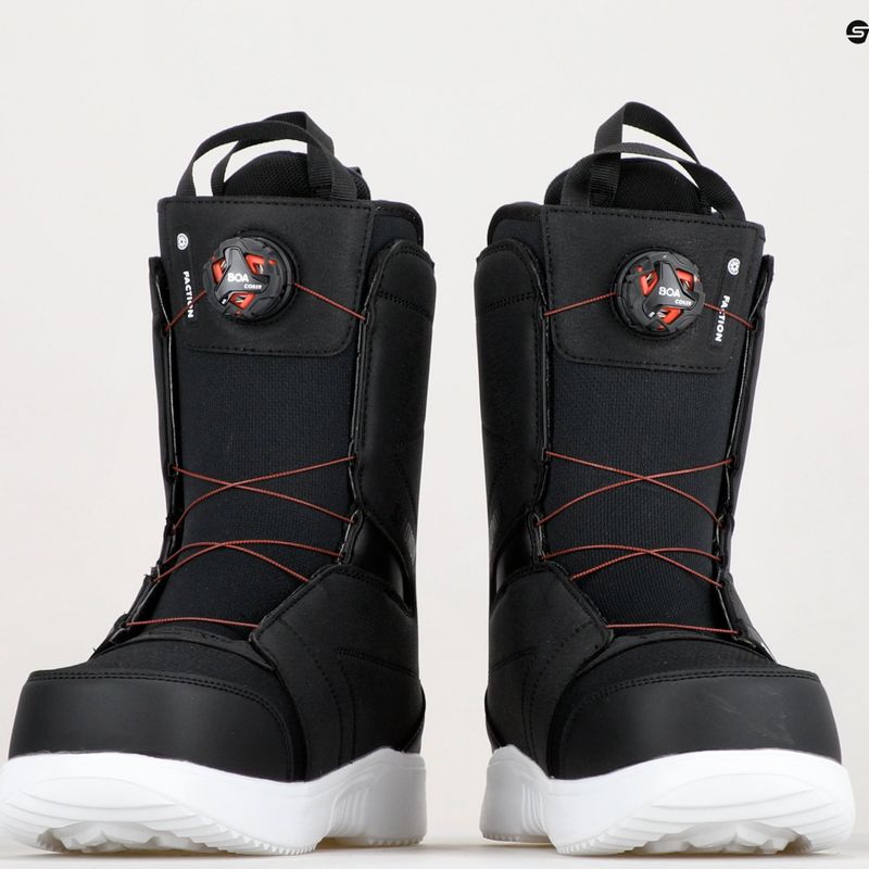 Buty snowboardowe męskie Salomon Faction Boa black/white 17