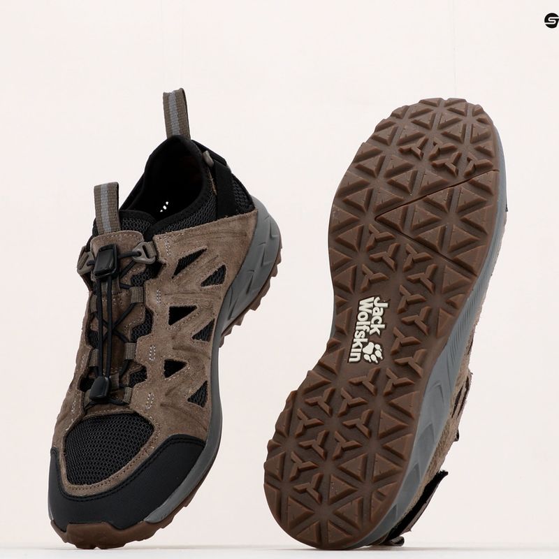 Buty trekkingowe męskie Jack Wolfskin Woodland 2 Hybrid Low brown/phantom 11