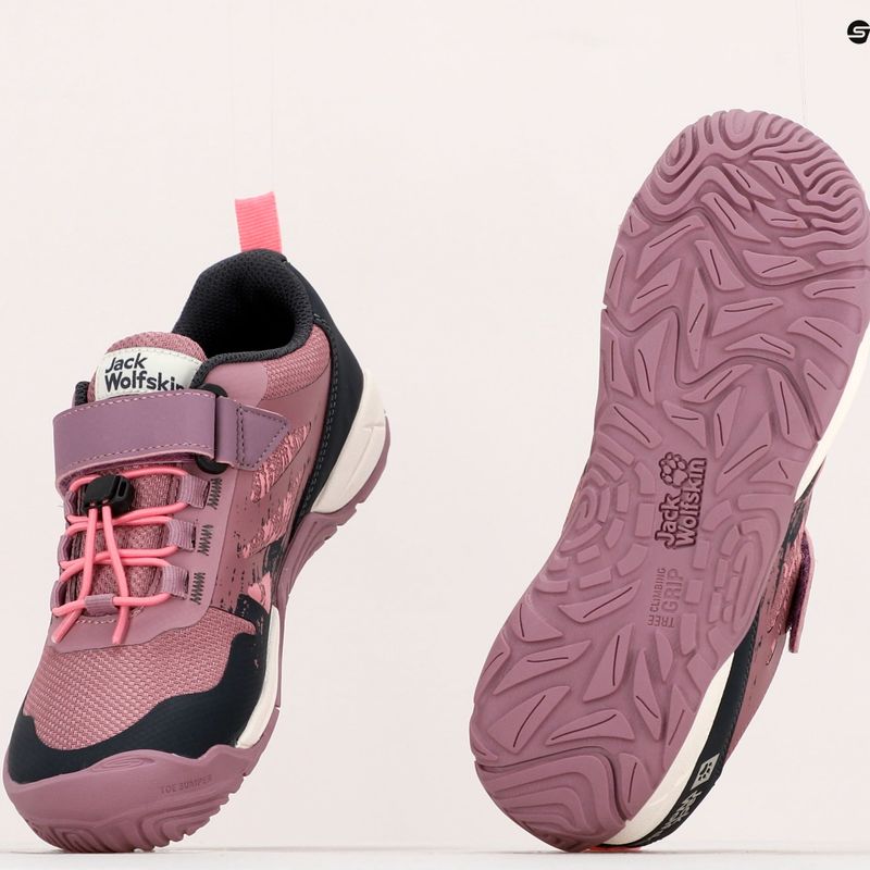 Buty dziecięce Jack Wolfskin Vili Action Low ash mauve 12
