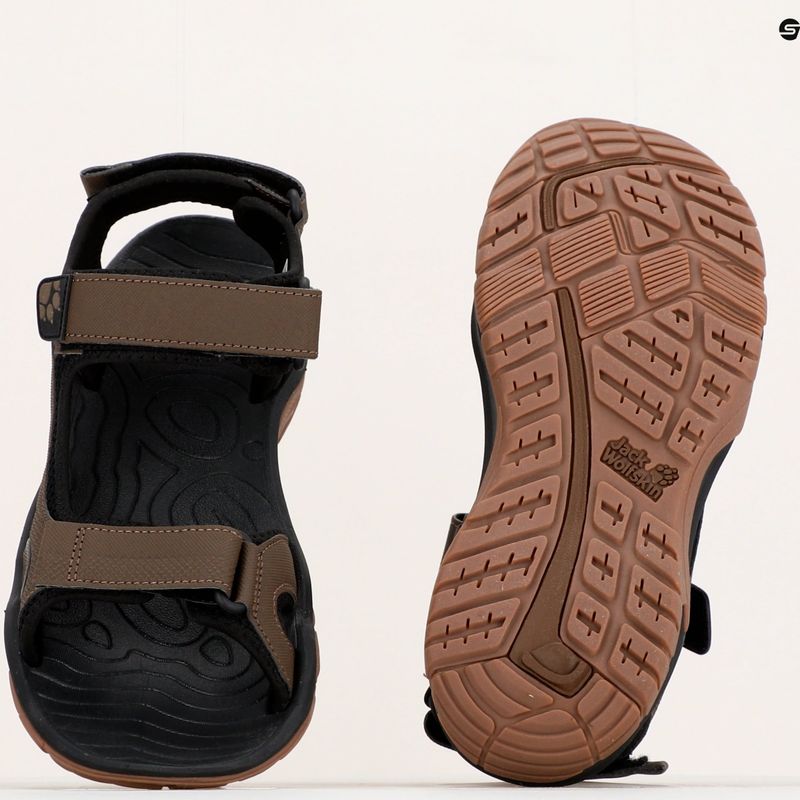 Sandały męskie Jack Wolfskin Lakewood Cruise dark wood 17