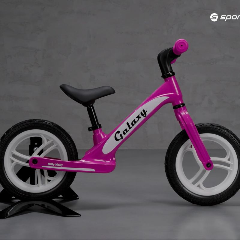 Rowerek biegowy Milly Mally Galaxy MG pink 7