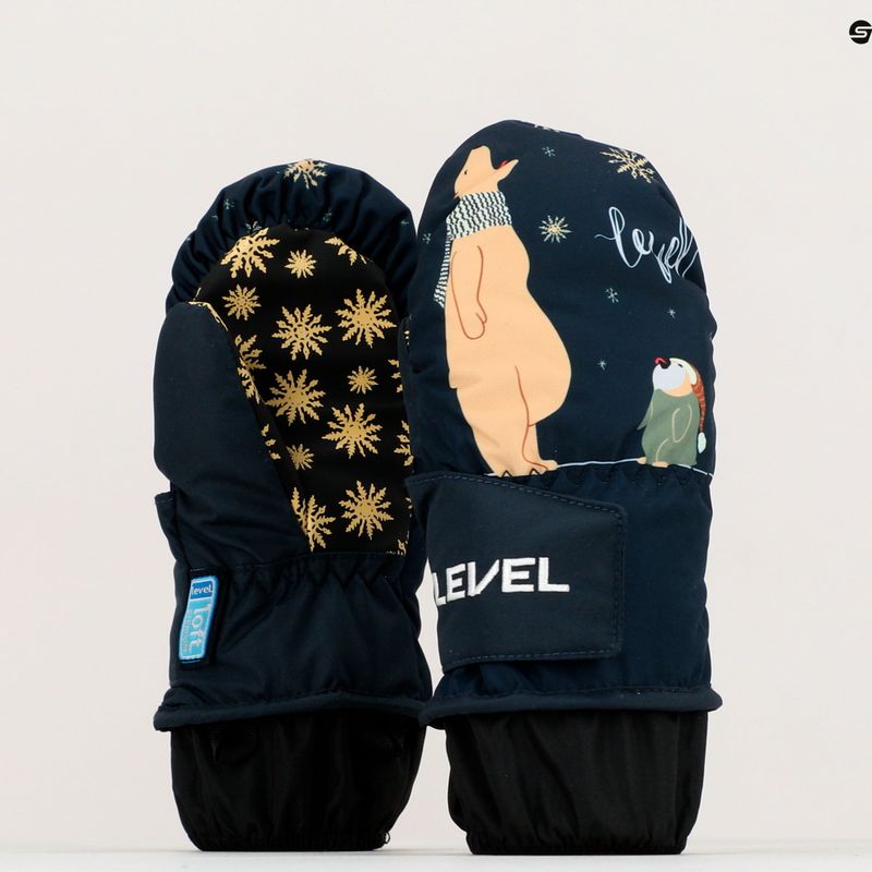Rękawice snowboardowe dziecięce Level Animal Mitt sky blue 5