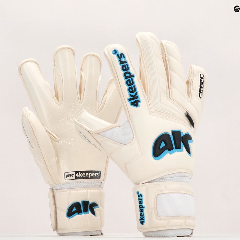 Rękawice bramkarskie 4keepers Champ AQ Contact V HB biały/niebieski 7