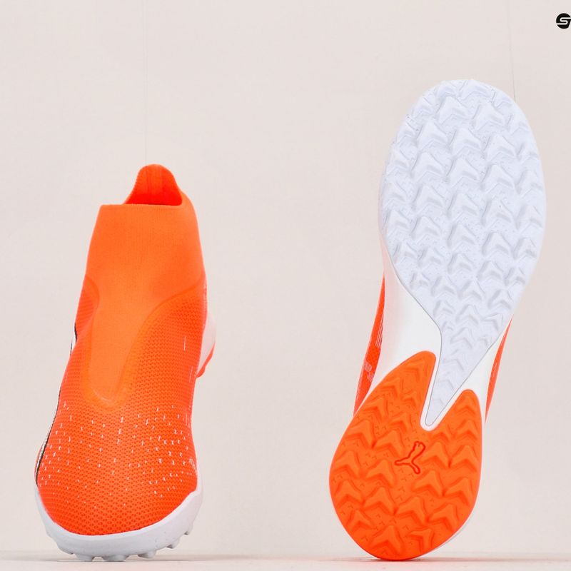 Buty piłkarskie męskie PUMA Ultra Match+ LL TT ultra orange/puma white/blue glimmer 11