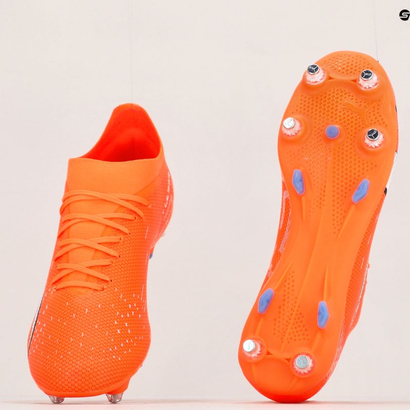Buty piłkarskie męskie PUMA Ultra Match MXSG ultra orange/puma white/blue glimmer 11