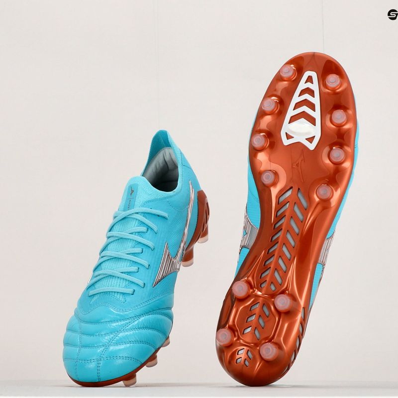 Buty piłkarskie Mizuno Morelia Neo III Beta JP niebieskie P1GA239025 11